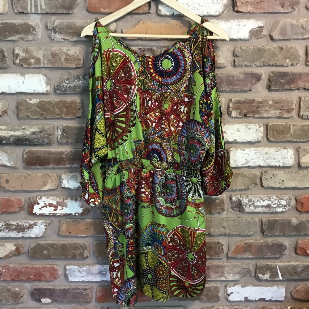 $15 SALE UMGEE Cold Shoulder Long Sleeve Dress